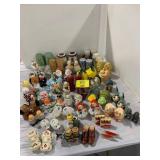 LARGE GROUP OF NOVELTY S&P SHAKERS OF ALL KINDS
