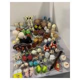 LARGE GROUP OF NOVELTY S&P SHAKERS OF ALL KINDS