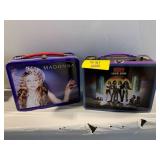 MADONNA & KISS METAL LUNCHBOXES - NO THERMOS