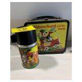 VINTAGE METAL HUCKLEBERRY HOUND LUNCHBOX &