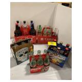 5 CARRIERS OF BARWARE & SODA BOTTLES