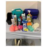 CLEANING SUPPLIES OF ALL KINDS, WATER JUG, METAL