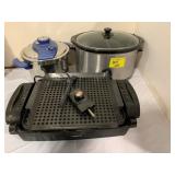 SLOW COOKER, PRESSURE COOKER, GRIDDLE/COOKER PAN