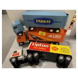 3 METAL NYLINT/ERTL ADVERTISING TRUCKS