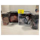 2 METAL TWILIGHT LUNCHBOXES W/ THERMOS