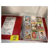 BINDER OF 1970S FOOTBALL, HOCKEY & BASKETBALL