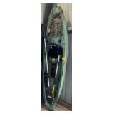 PELICAN BRAND ERGOFORM KAYAK W/ PADDLES