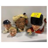 GROUP OF ROYAL DOULTON TOBY JUGS