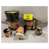 GROUP OF ROYAL DOULTON TOBY JUGS