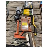 RATCHET SET, BRUSHES, HAND TOOLS OF ALL KINDS,