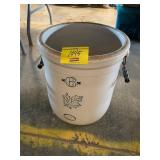 #6 WESTERN STONEWARE CROCK W/ HANDLES