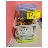 (3) CONTAINERS 44-40 BRASS CASINGS