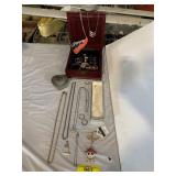 GROUP OF COSTUME JEWELRY1 MARKED STERLING PENDANT