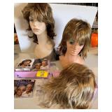 WIGS, WIG CAPS, MANNEQUIN HEADS