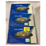 3 SIZZLING PLATES