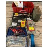 METERS, METAL AMMO BOX, WRENCHES, IMPACT DRIVER,