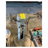 GRINDER ON INDUSTRIAL METAL STAND