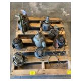 PALLET W/ 9 MISC MOTORS