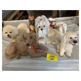 GROUP OF DOG FIGURES