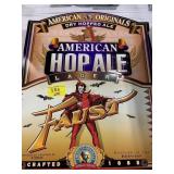 FAUST & AMERICAN HOP ALE METAL BEER SIGNS