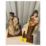 MARY FIGURINE ON WOOD STAND, ARMANI BRAND MARY &