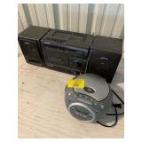 SONY BOOMBOX, TIMEX RADIO