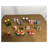 Collection of salt and pepper shakers
