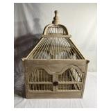 Wooden bird cage