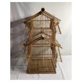 Wooden bird cage