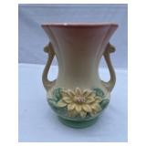 Hull art pottery double handled vase
