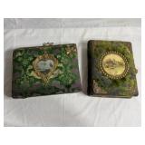 Pair of antique photo albums