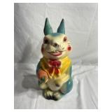 Duquesne Statuary Co Bunny with Carrot Bank. Has i
