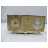 Old General Electric Clock Radio with Lighted Dial