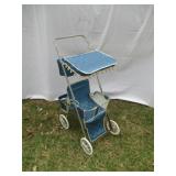 Metal doll stroller