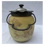 Ginger Jar with lid and handle