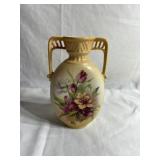 Double handled vase marked Austria