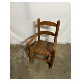 Dixie Seating Co Wooden Children