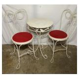 Iron Ice Cream table set