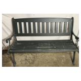 Green park bench