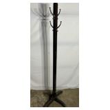 Wooden coat rack