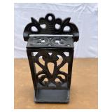Cast iron match holder