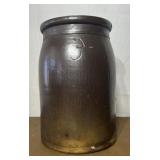3 Gallon brown crock.