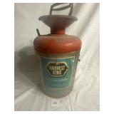 Old Metal Harvest King Compressed Air Sprayer. Mod