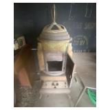 Old Metal Wood Stove marked 192 on the front. The