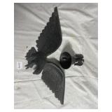 Hanging cast iron decorative eagle and eagle handh