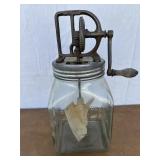 Dazey 4 qt glass butter churn