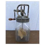 Dazey 2 qt glass butter churn