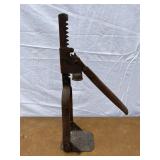 Cast iron bottle capper