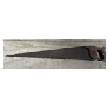 Old Warranted Superior hand saw