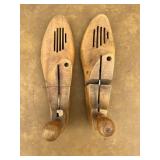 Lot of 2 shoe lasts. One is marked Miller Trademar